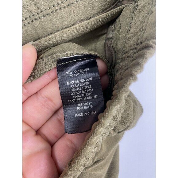 Joie Green Pants Pull On Drawstring Waist with Pockets Women's Size XL - Picture 8 of 8